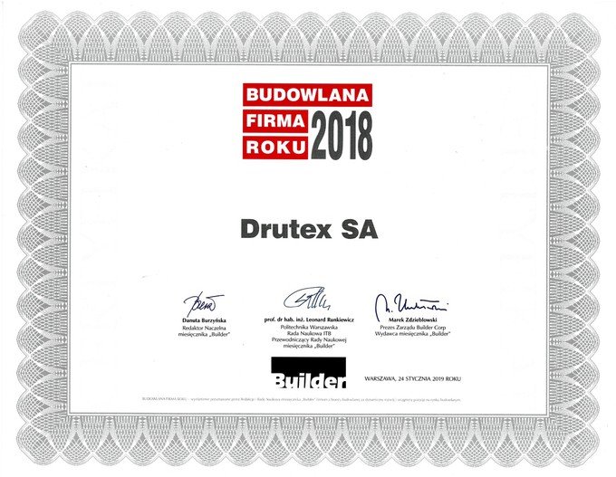 Nuovi riconoscimenti per Drutex