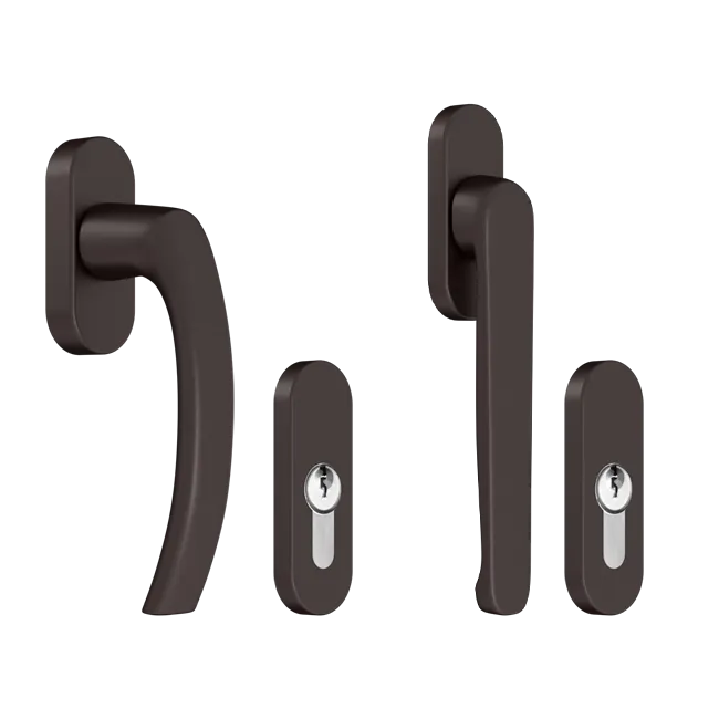 Maniglia passante - RAL8019